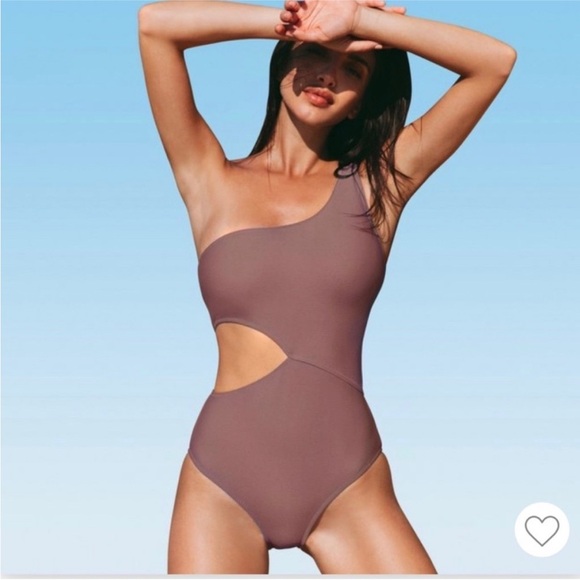 One piece assymetrical Swimsuit Sz XS - Picture 1 of 6